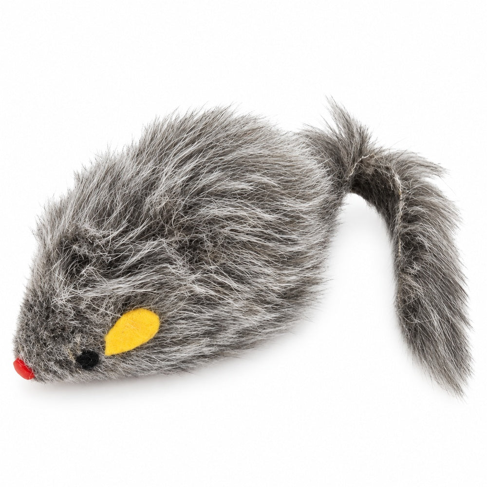 Katzenspielzeug Plüschmaus groß | 3er Set
