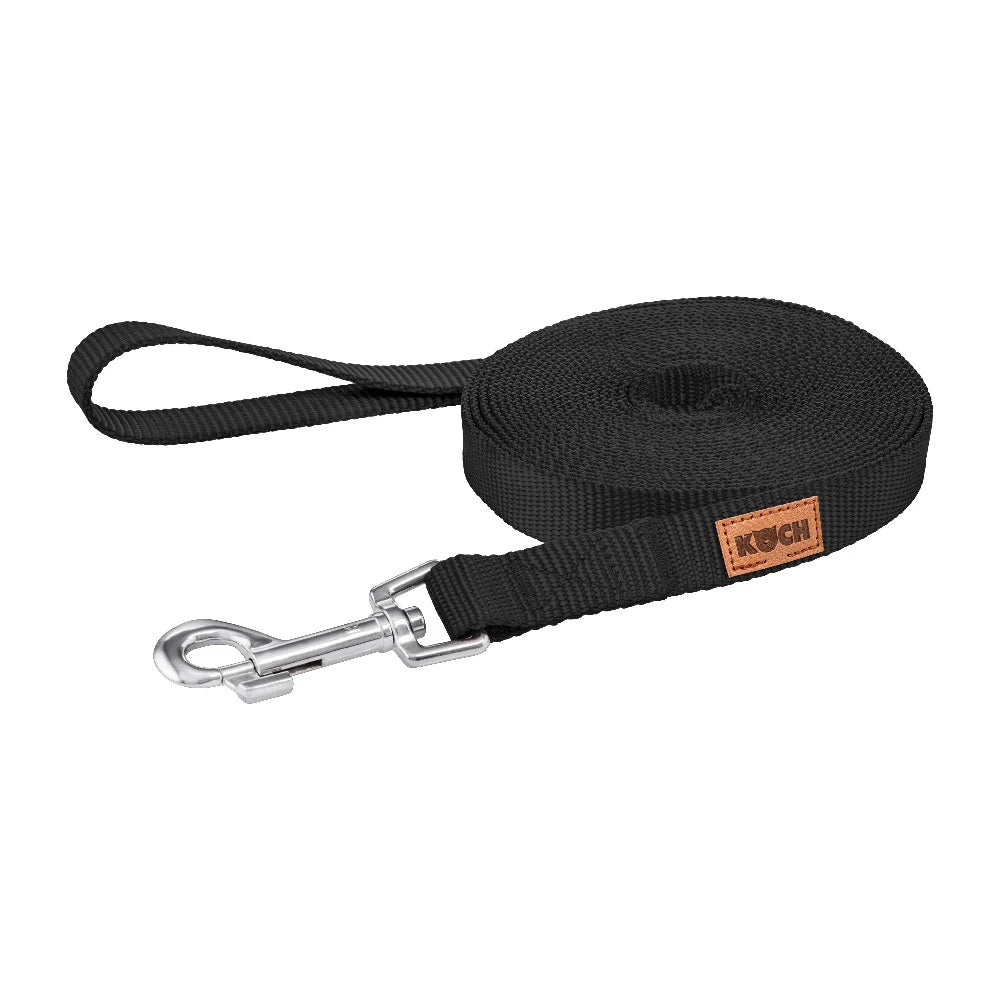 Classic Fährtenleine - schwarz / 5 Meter