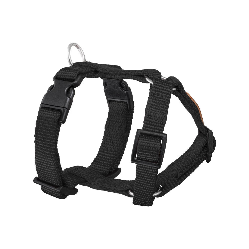 Mini Hundegeschirr - schwarz / Size 0 - 10mm | 22-26cm